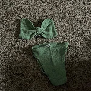 ASOS green bikini